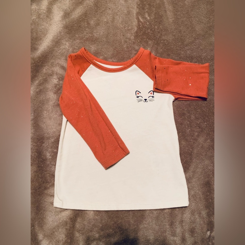 Orange long sleeve shirt